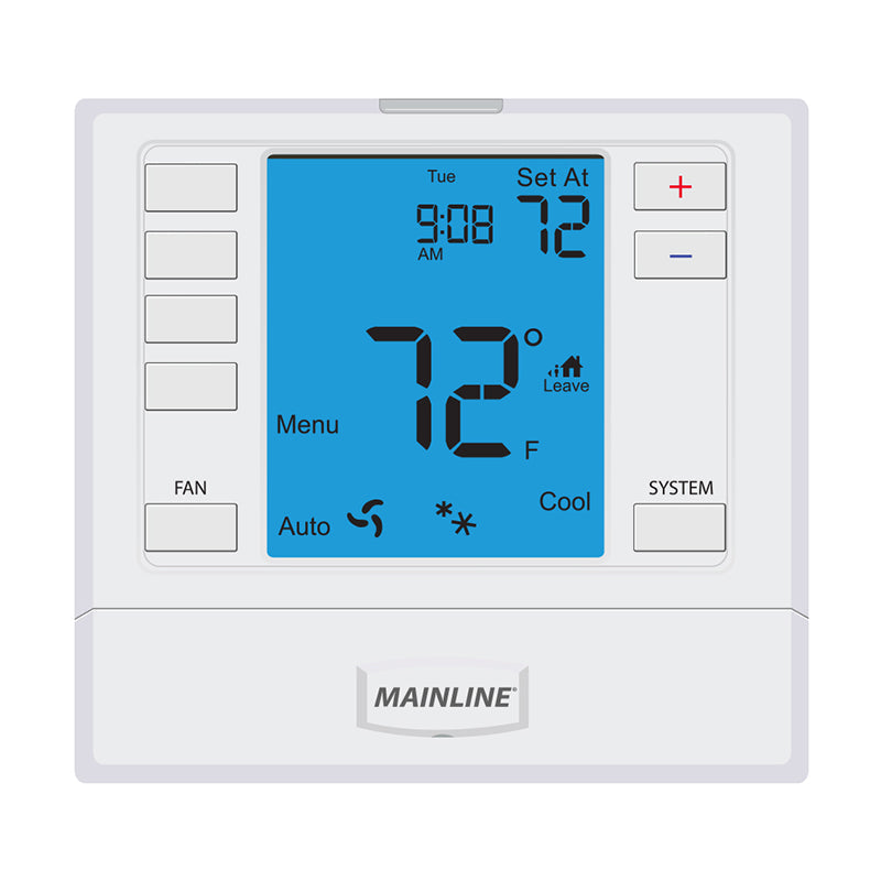 Selectable Thermostat w/ Filter Change Universal HVAC Mainline