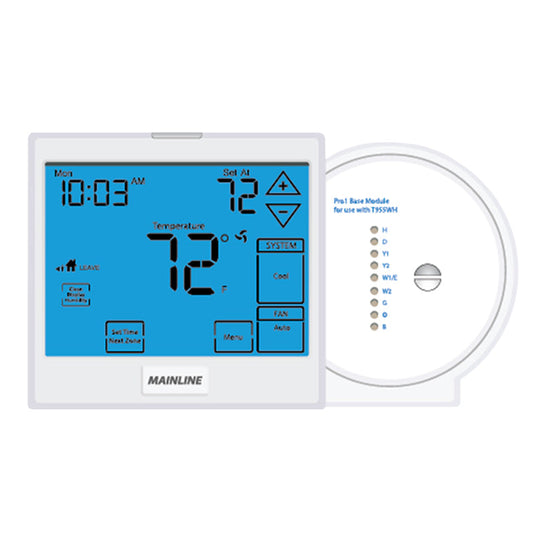 Touchscreen Wireless Thermostat w/ Humidity Control - Universal